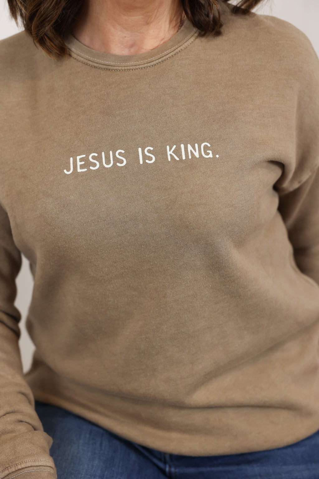 Jesus is King Crewneck Sweatshirt