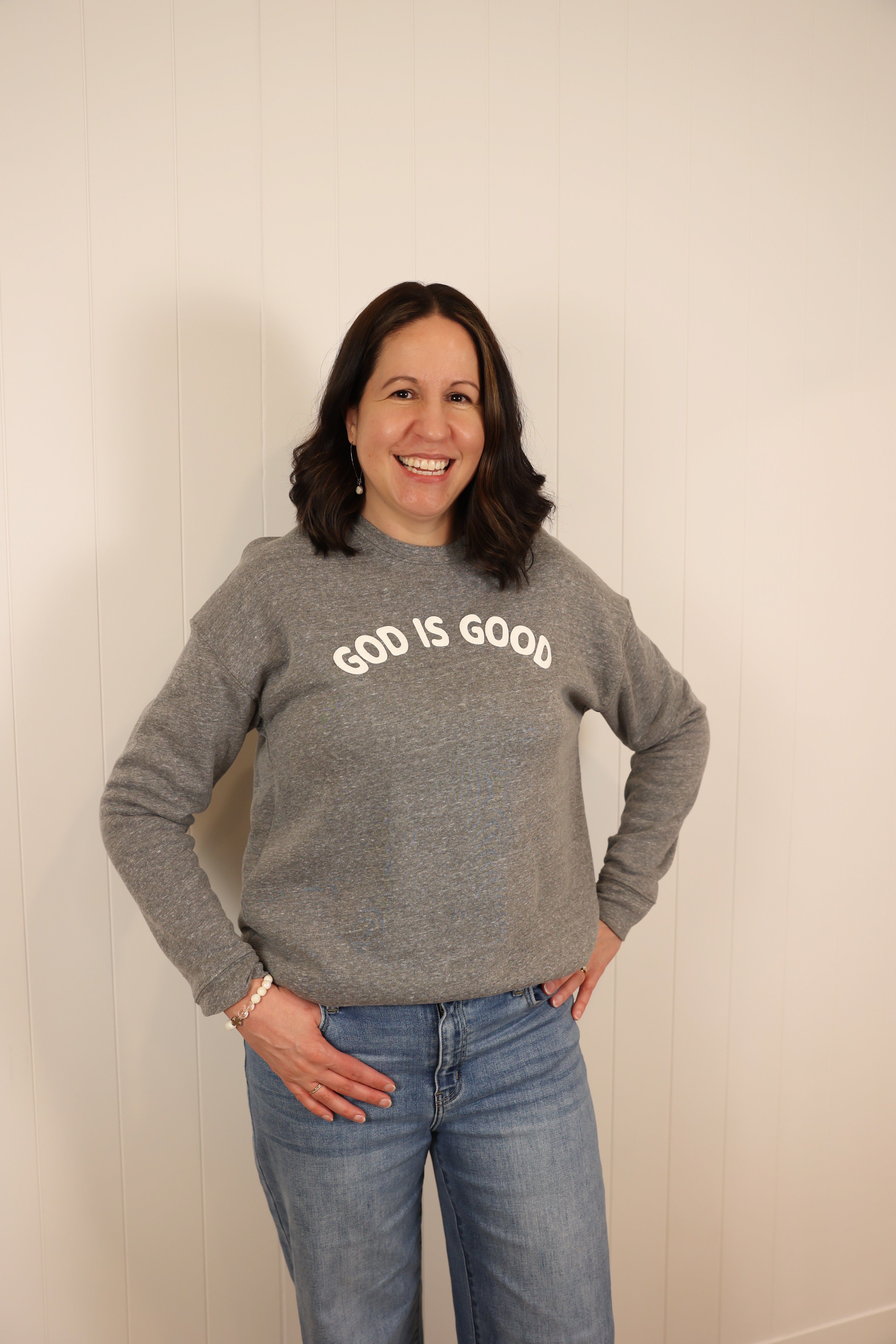 God is Good Crewneck Sweatshirt