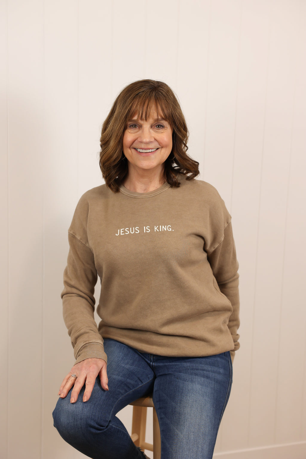 Jesus is King Crewneck Sweatshirt